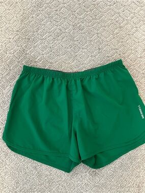 Merrell Women's Green Elastic Waist Running Shorts